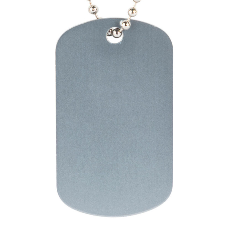 Dog Tag avec gravure texte