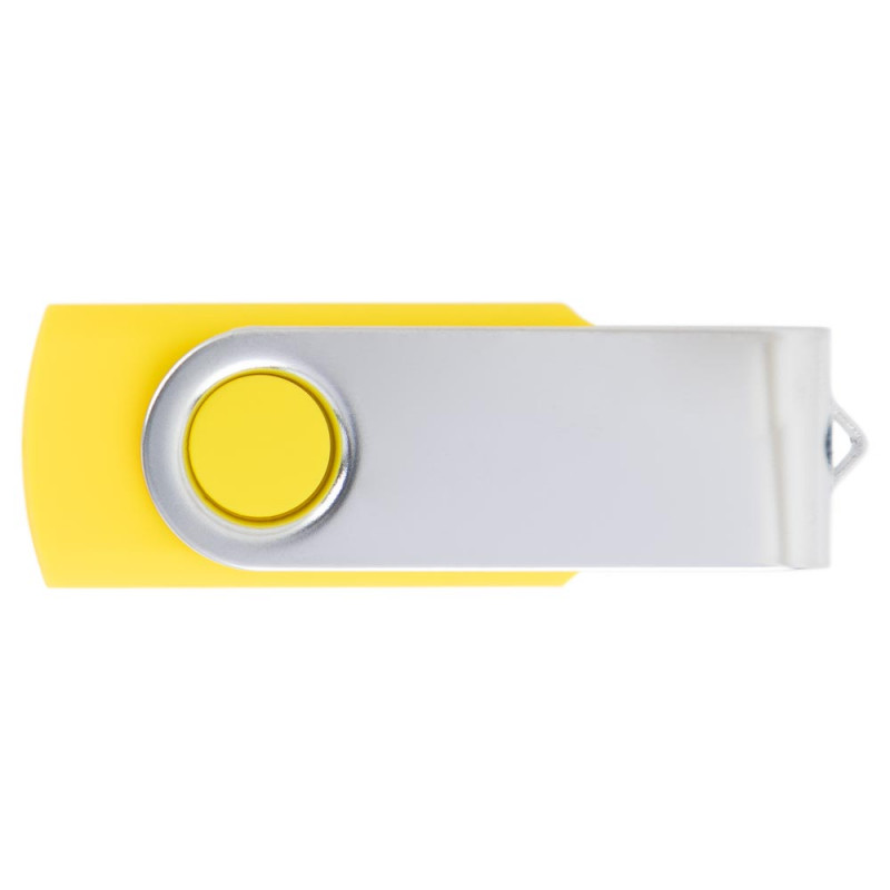 Clef USB twister 8Go jaune gravé
