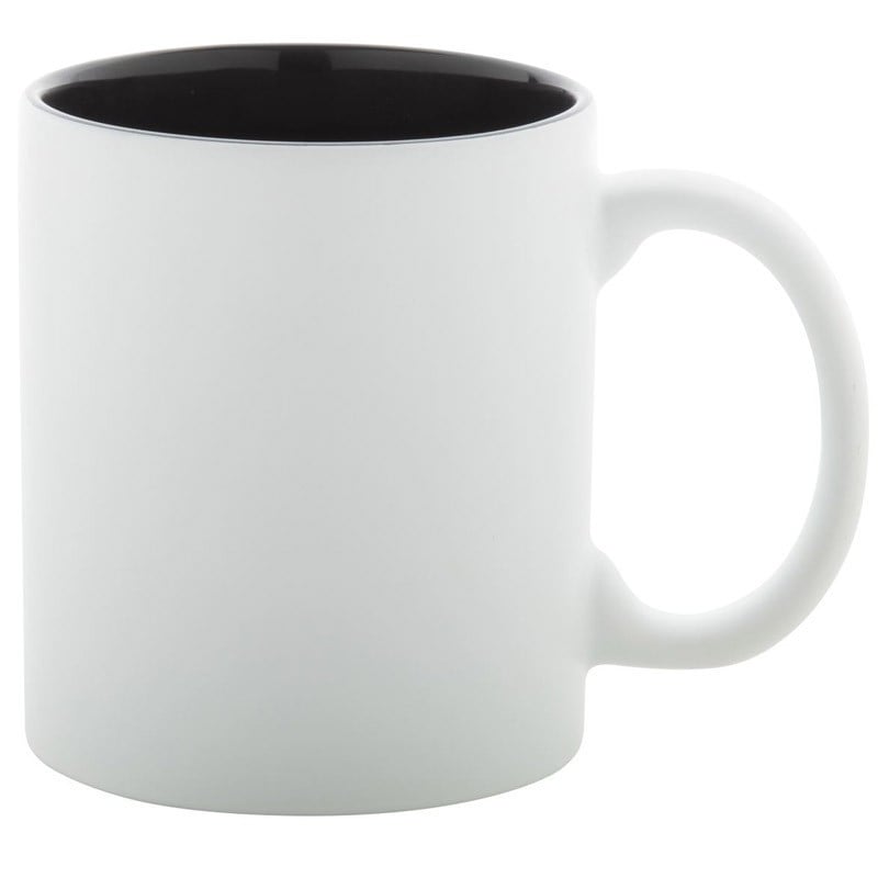 Mug original blanc et noir gravé